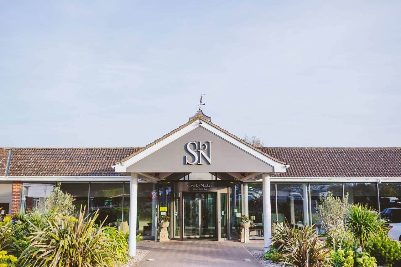 Front entrance of the resort