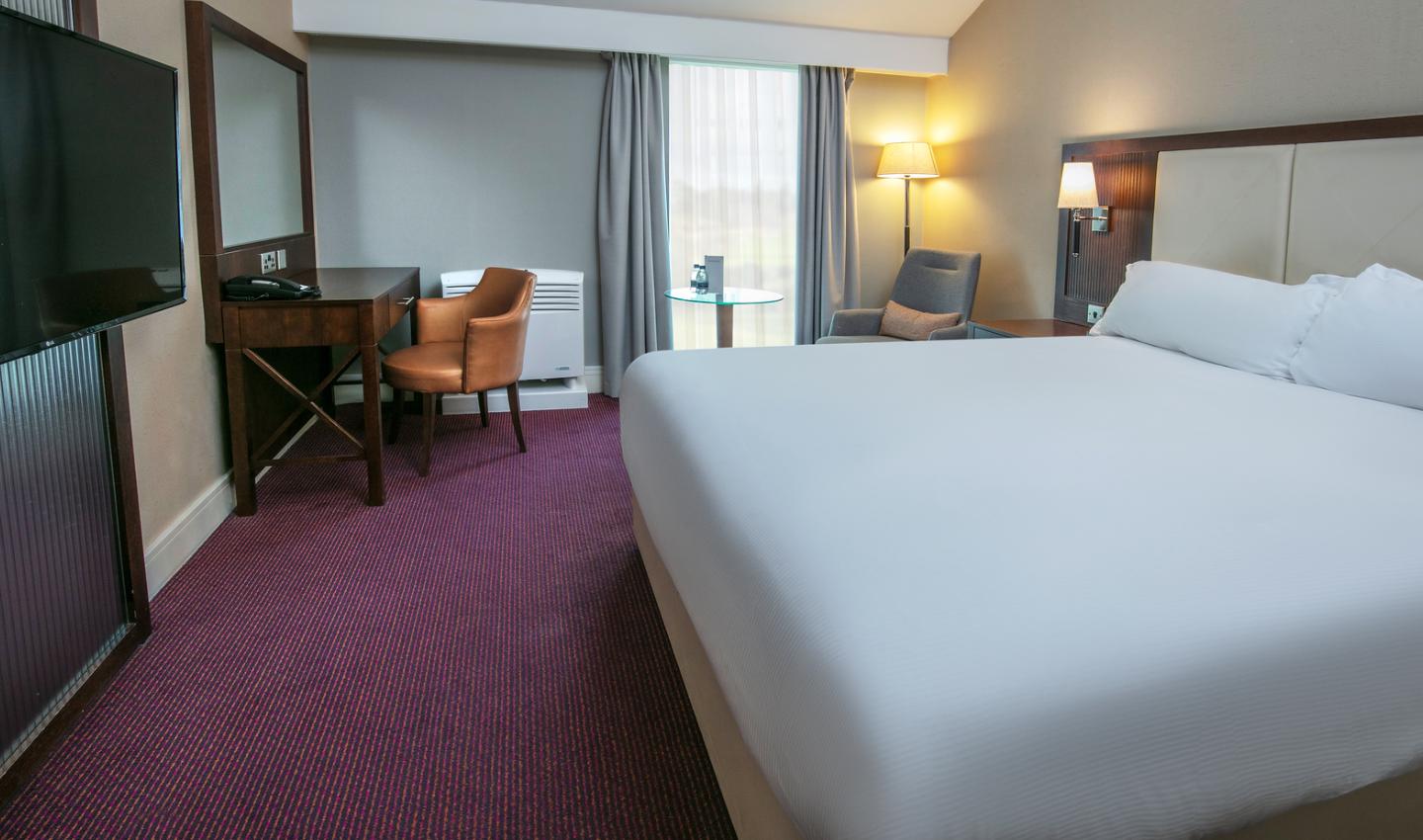 Double bed room at the Telford Hotel and Golf Resort