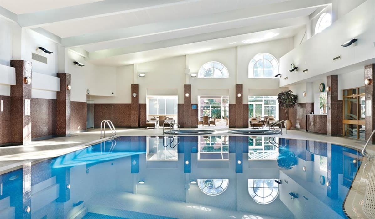 Indoor swimming pool at The Belfry Hotel & Resort
