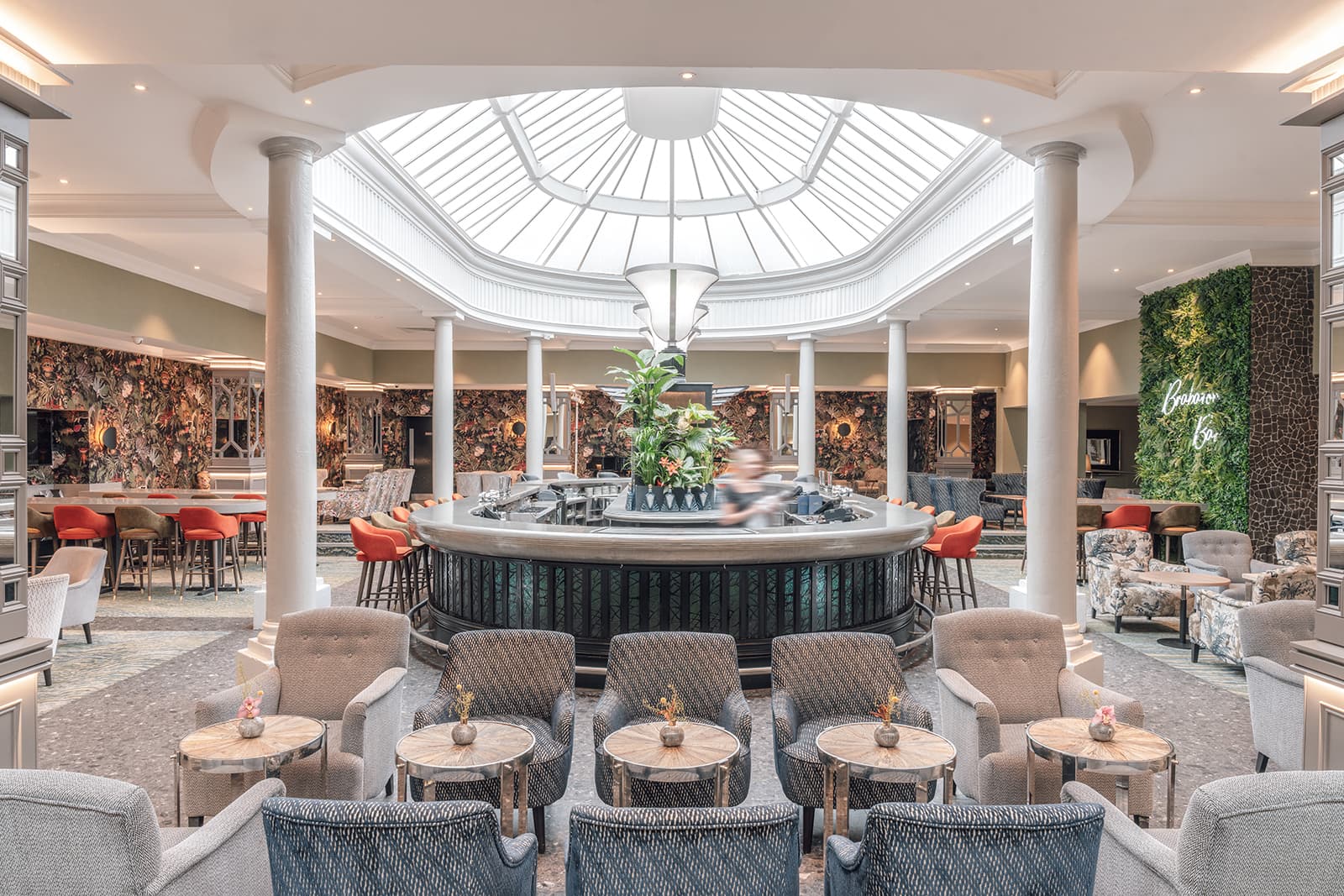 Indoor dining room at The Belfry Hotel & Resort