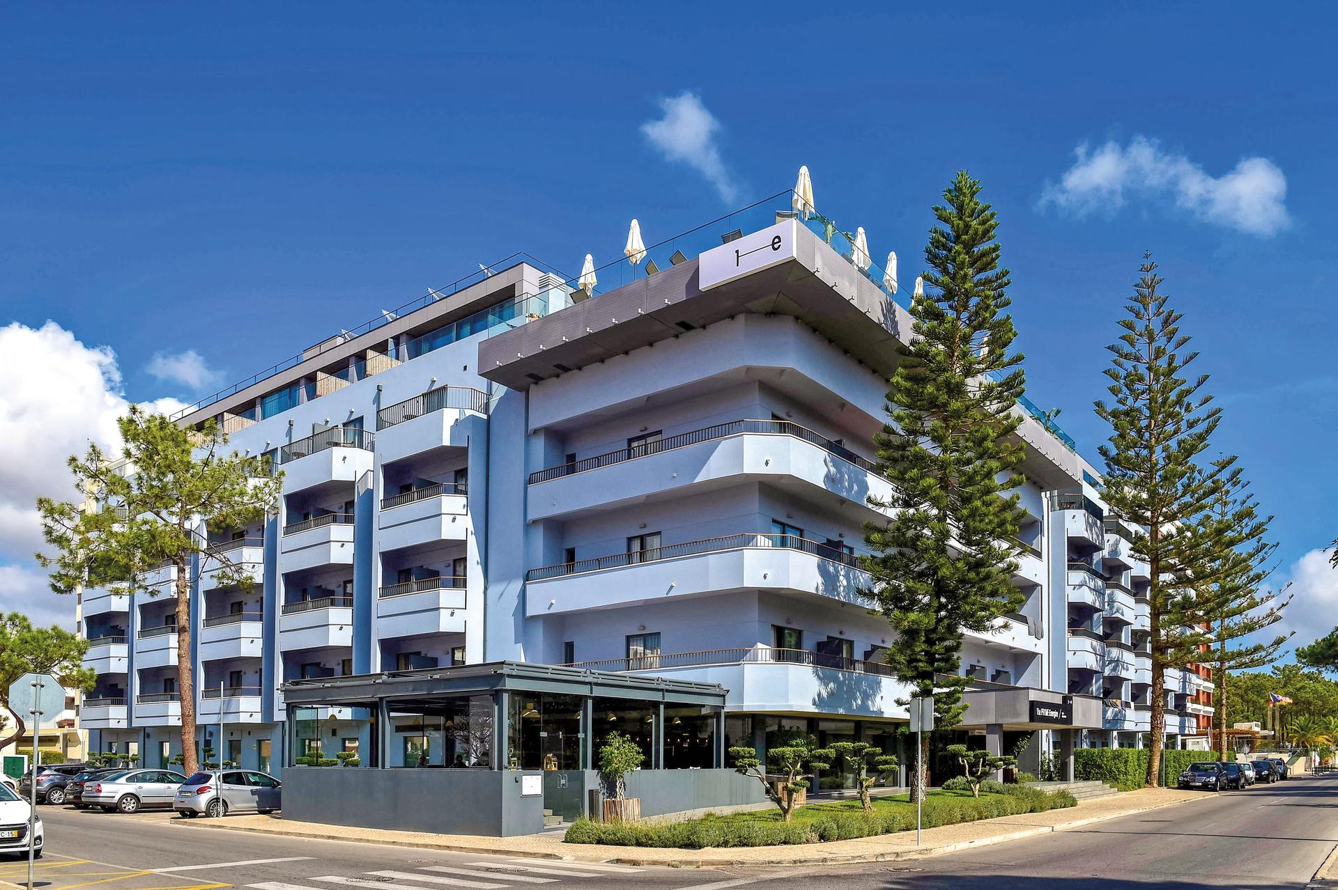 Panoramic exterior view of The Prime Energize Monte Gordo building