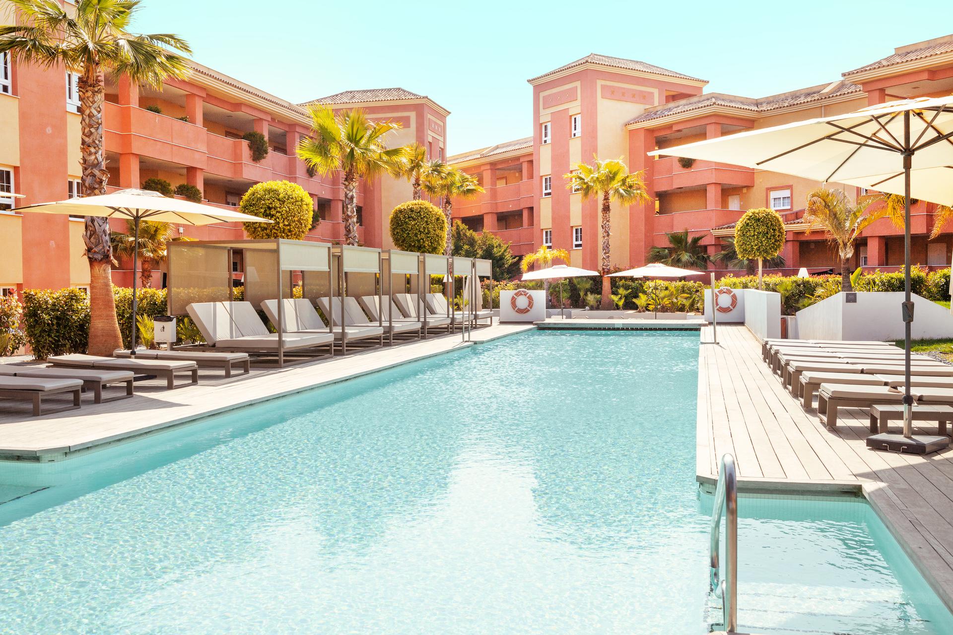 Overhead view of The Residences Islantilla Resort