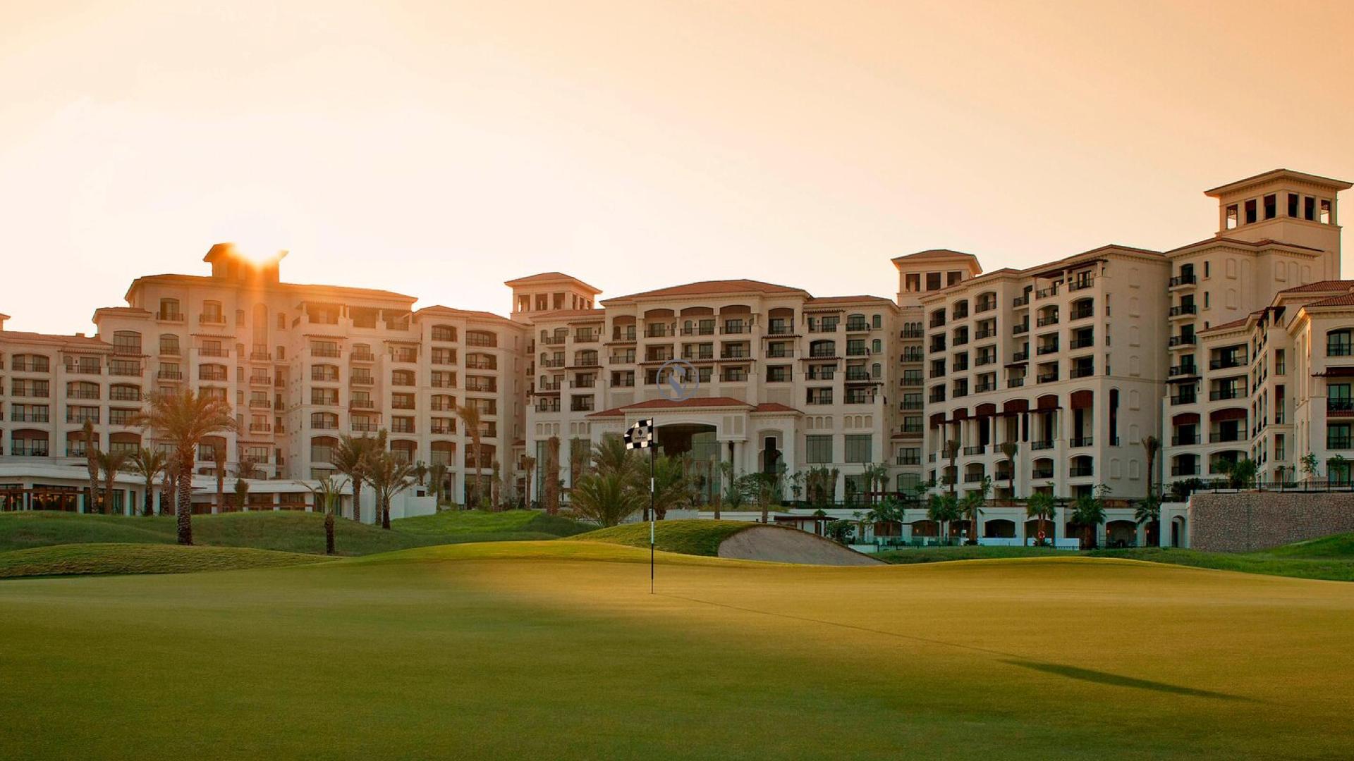 The St Regis Saadiyat Island Resort overlooking the golf course