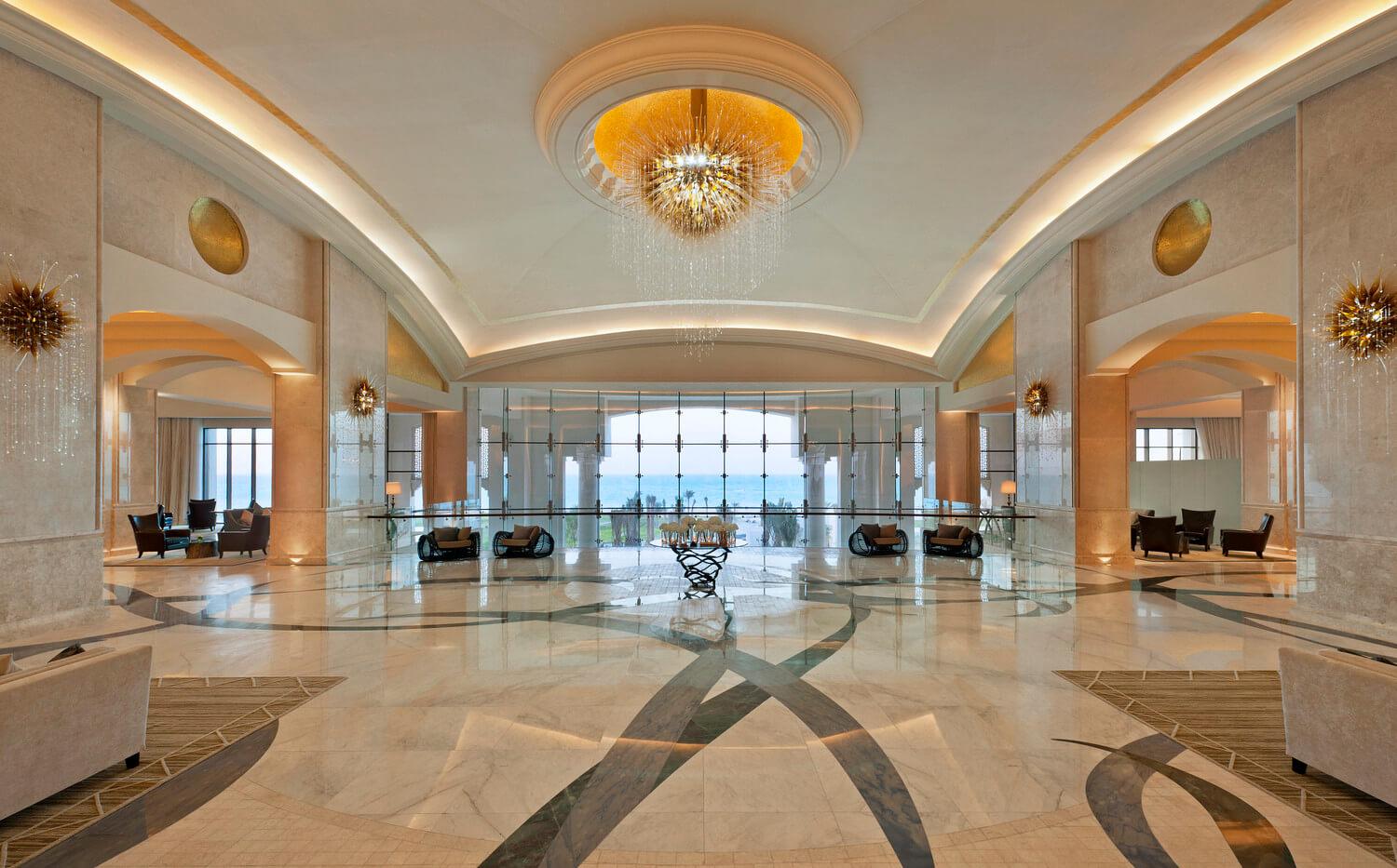 Reception at The St Regis Saadiyat Island Resort