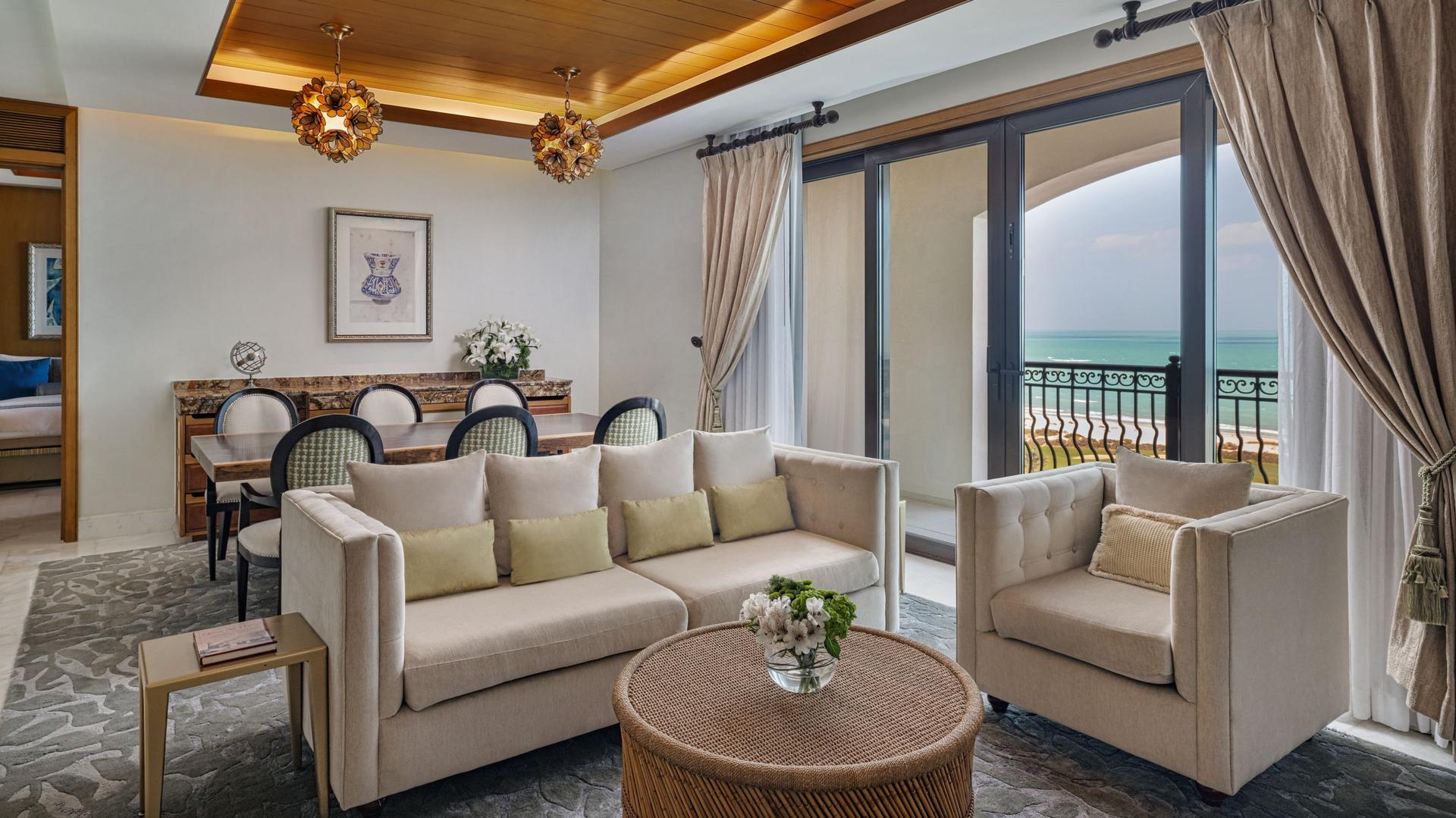 Living room as part of a resort at The St Regis Saadiyat Island Resort
