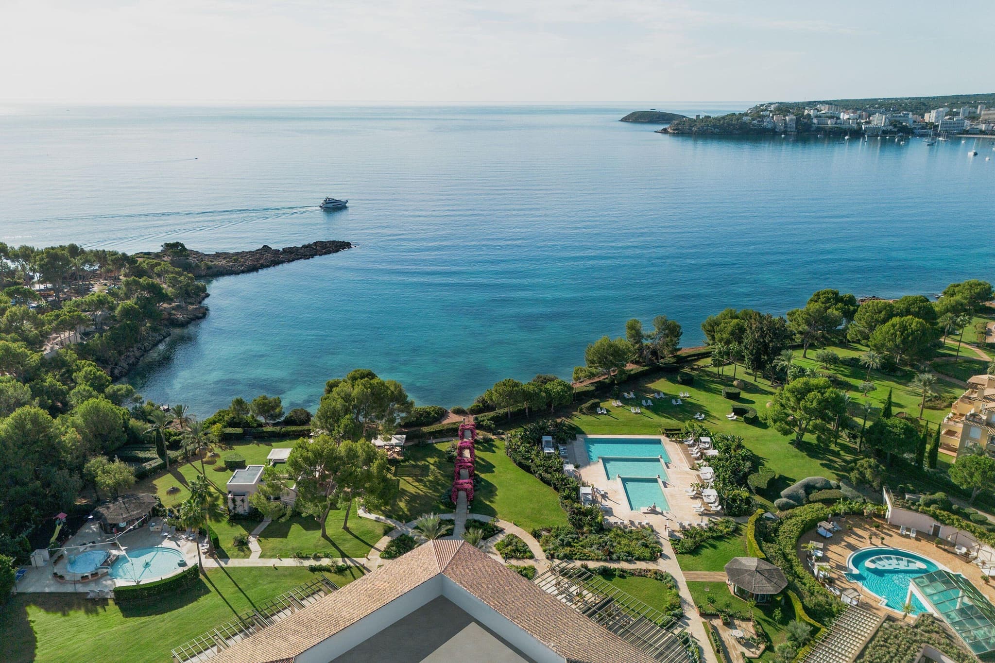 Overhead view of The St. Regis Mardavall Mallorca Resort