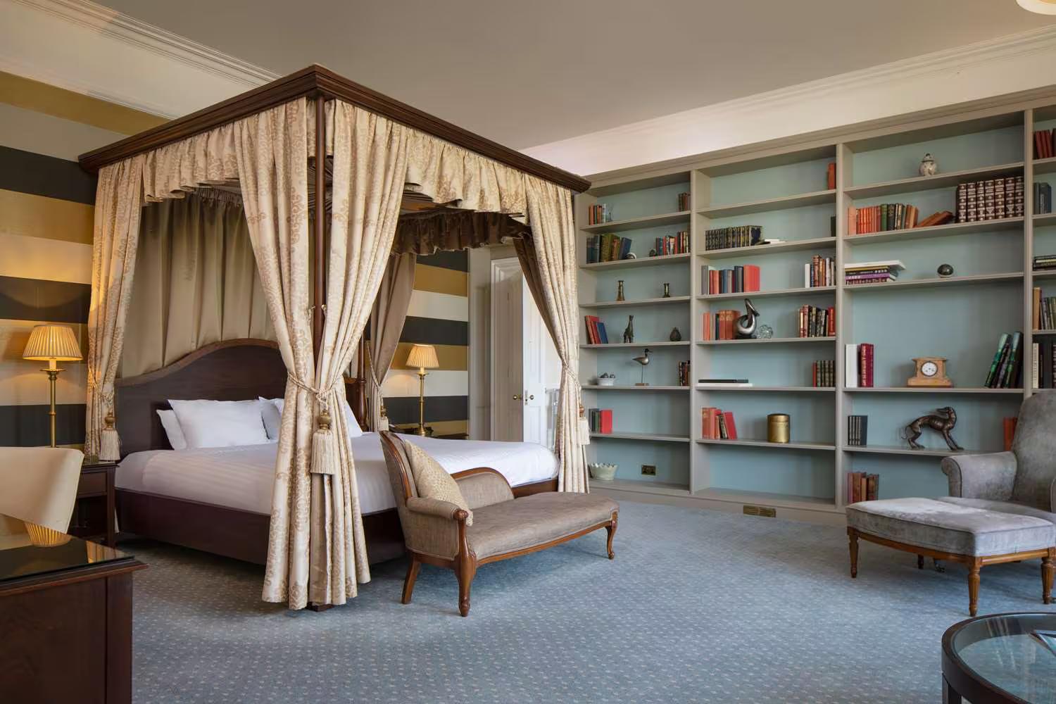 Grand double bed room at The Welcombe Hotel, BW Premier Collection by Best Western