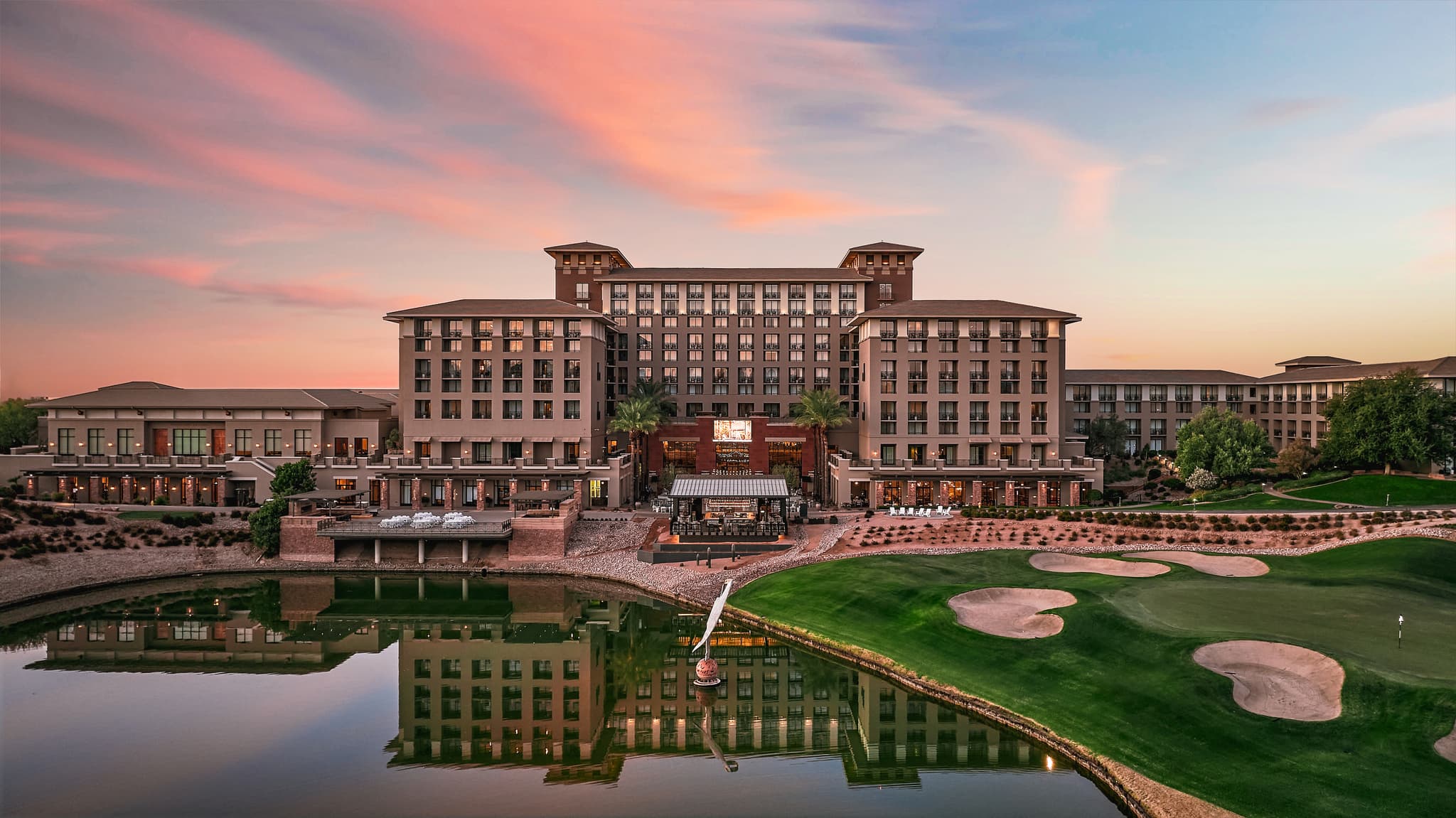 The Westin Kierland Resort and Spa overlooking the course