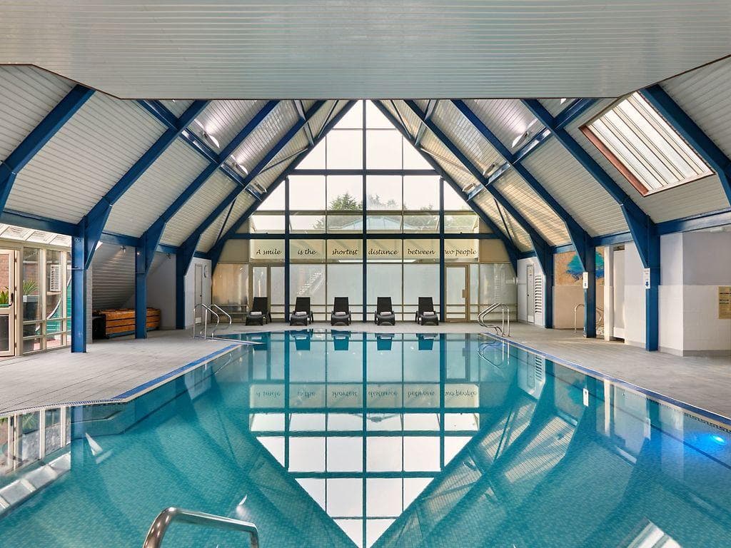 Indoor swimming pool at Ufford Park Hotel, Golf & Spa