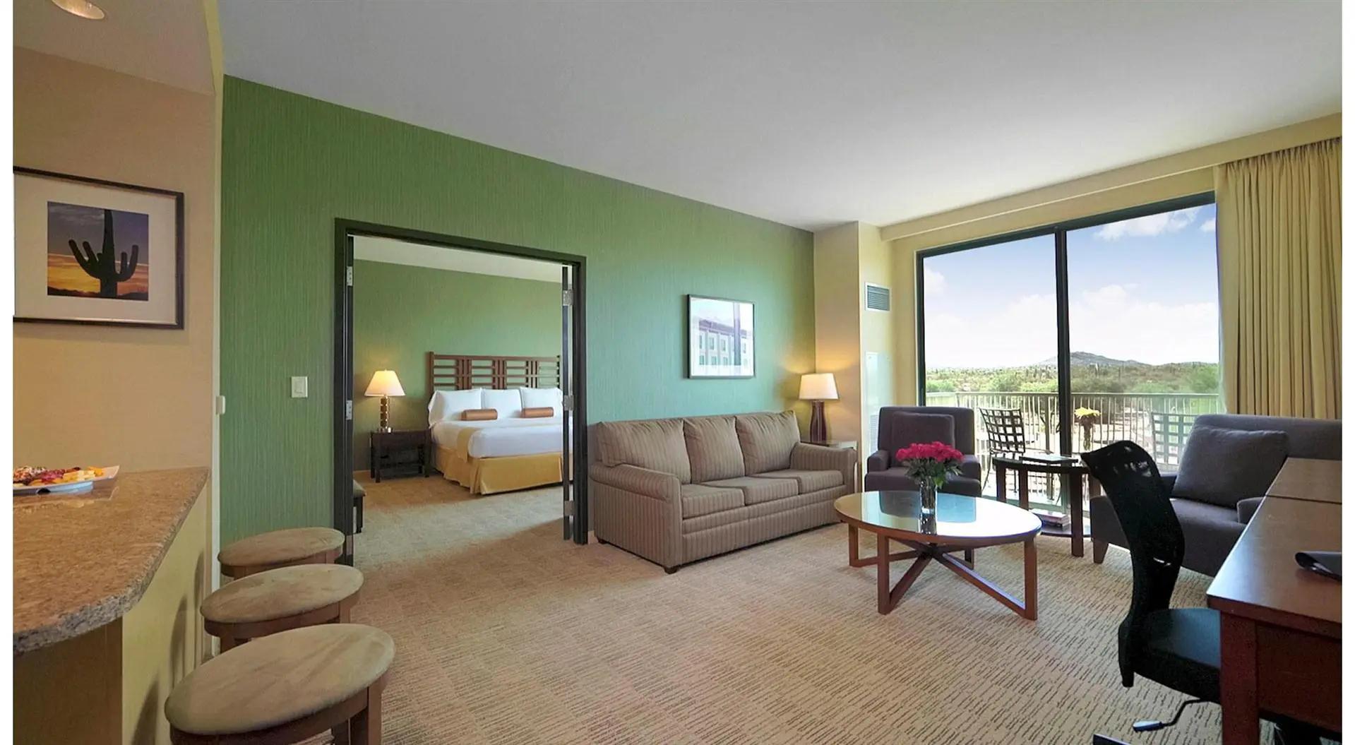 Living room as part of a resort at the We-Ko-Pa Resort