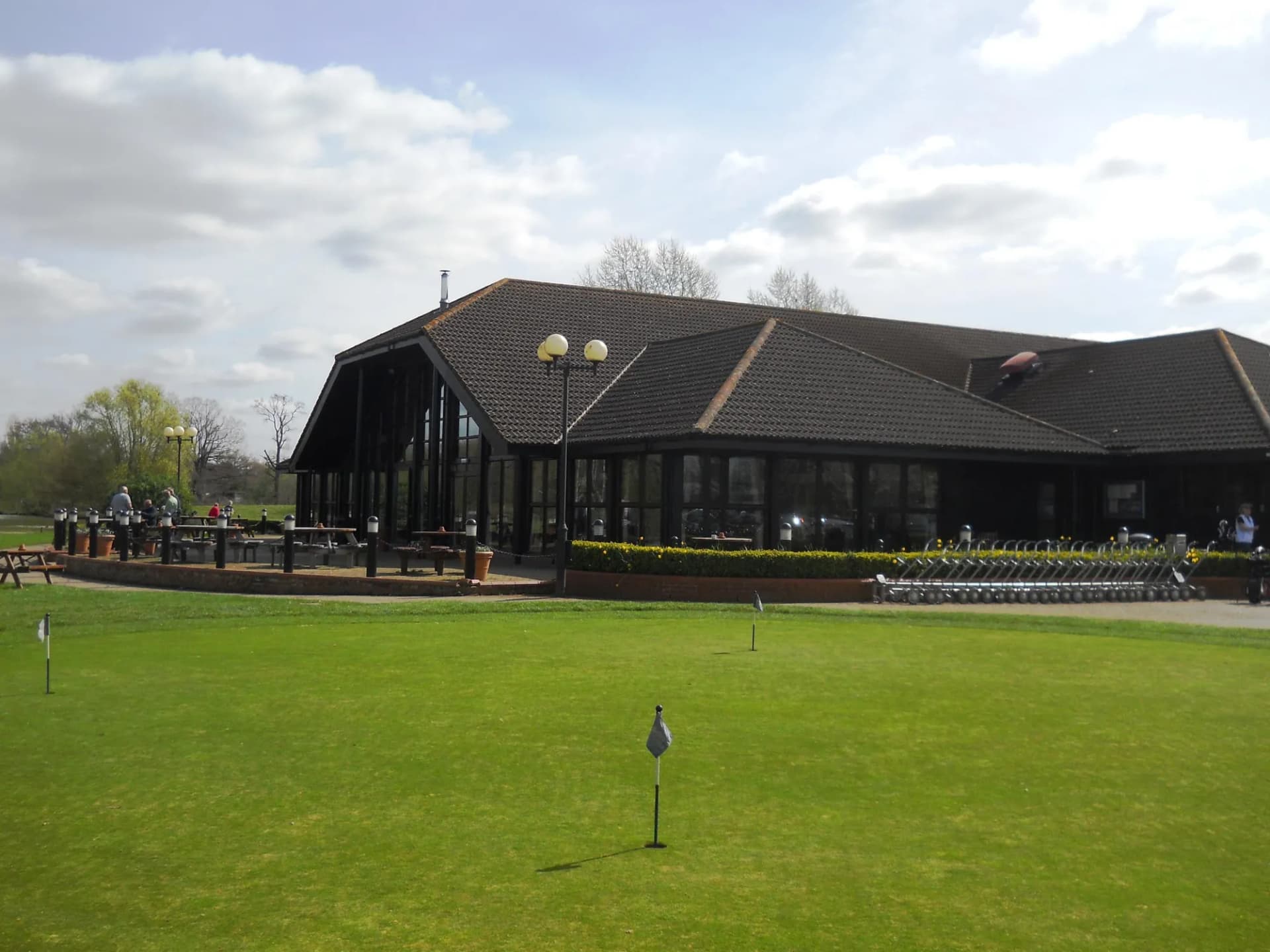 Panoramic view of the Weald of Kent Golf Course & Hotel clubhouse