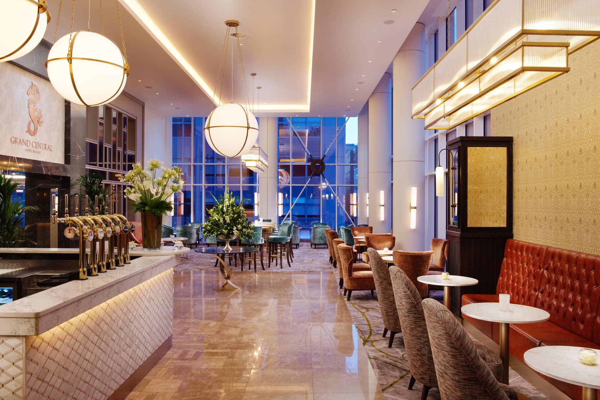 Bar at the Grand Central Hotel Belfast