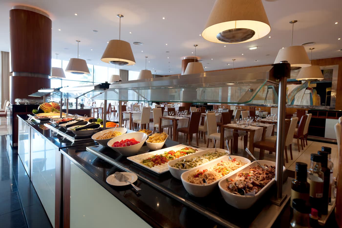 Food bar at Hotel Vila Gale Santa Cruz Hotel