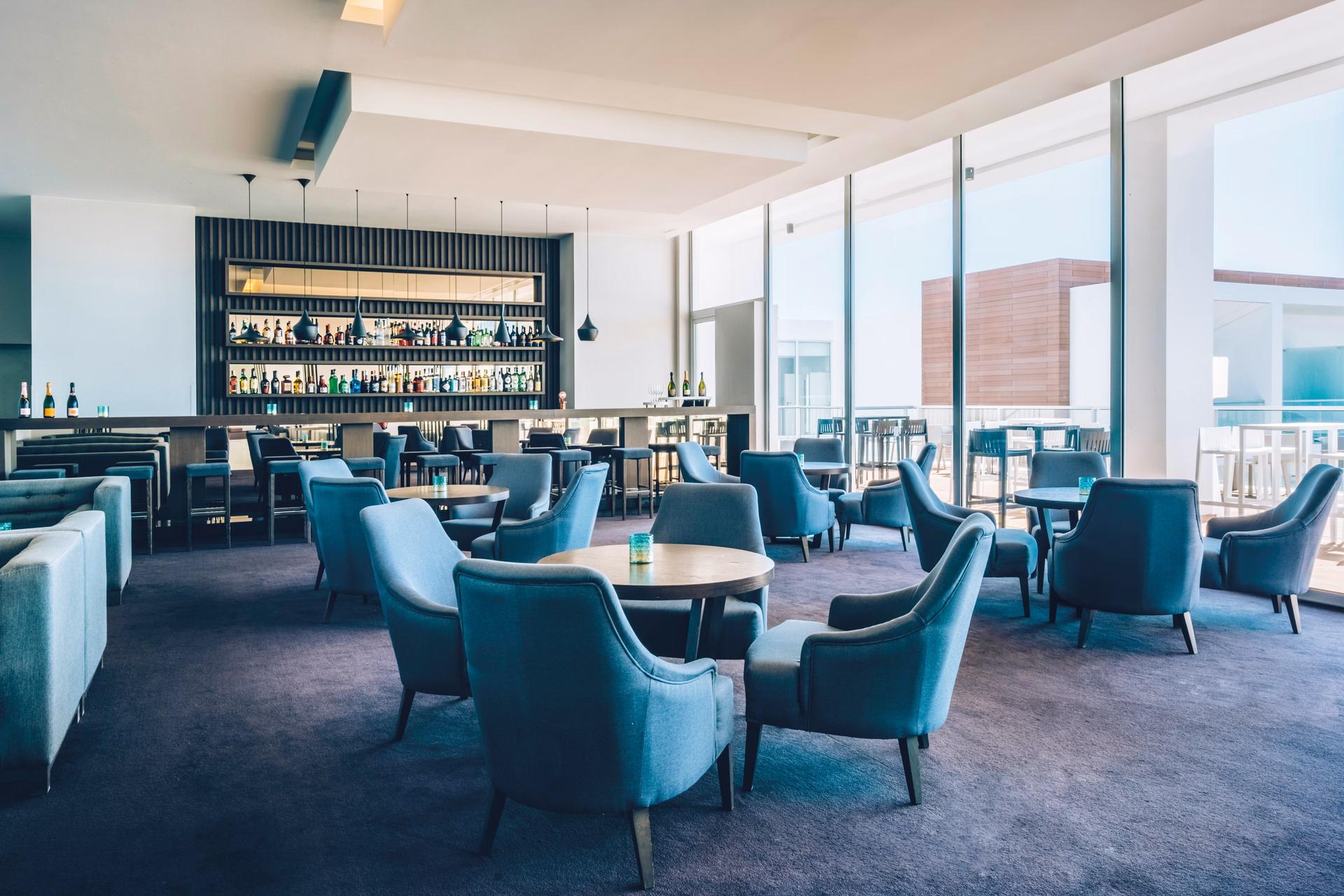 Bar and lounging area at the Iberostar Selection Lagos Algarve