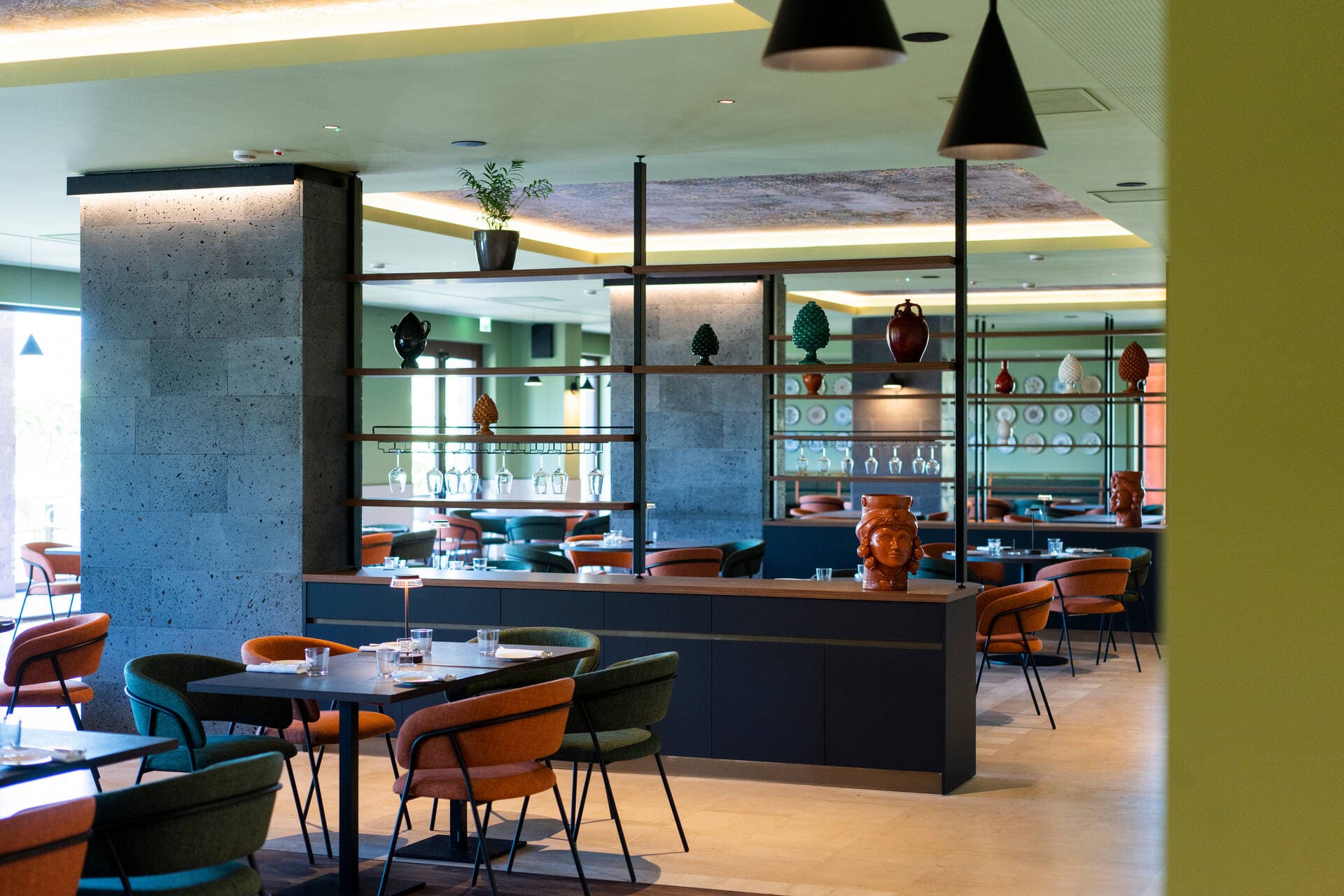 Dining room at Il Picciolo Etna Golf Resort & Spa, Curio Collection by Hilton