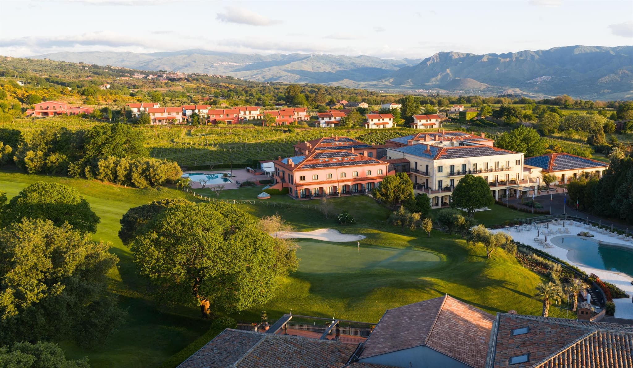 Overhead view of Il Picciolo Etna Golf Resort & Spa, Curio Collection by Hilton
