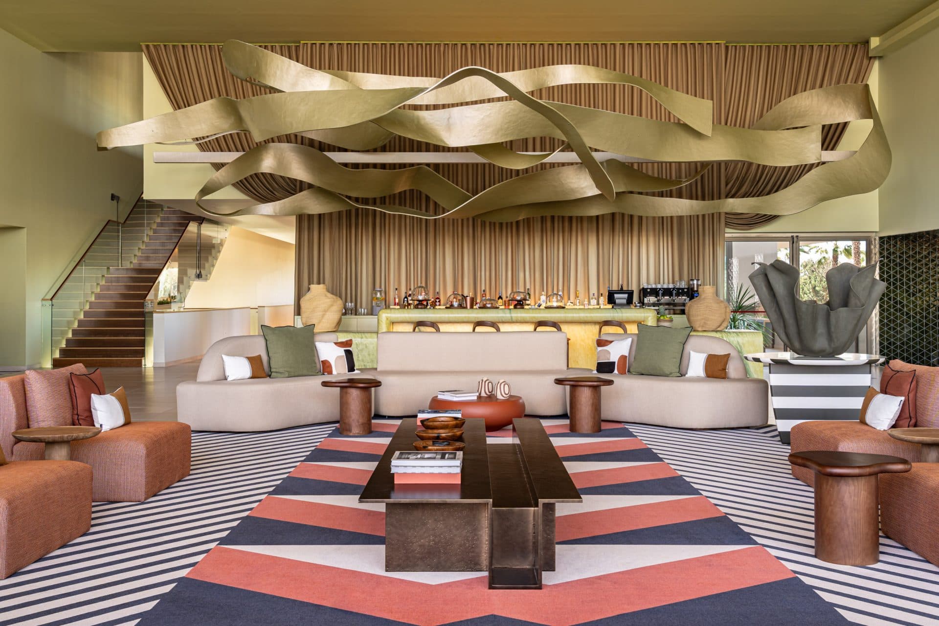 Lobby lounging area at Kimpton Atlantico Algarve