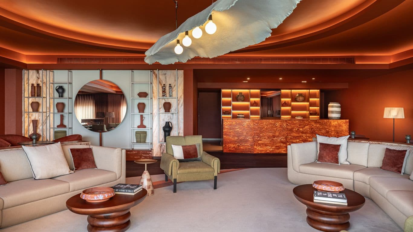 Indoor lounging area at Kimpton Atlantico Algarve