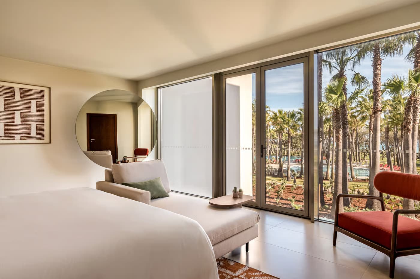 Double bed suite with balcony views at Kimpton Atlantico Algarve
