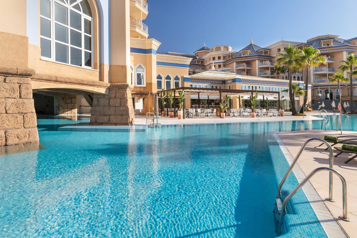 Outdoor swimming pool at Melia Isla Canela