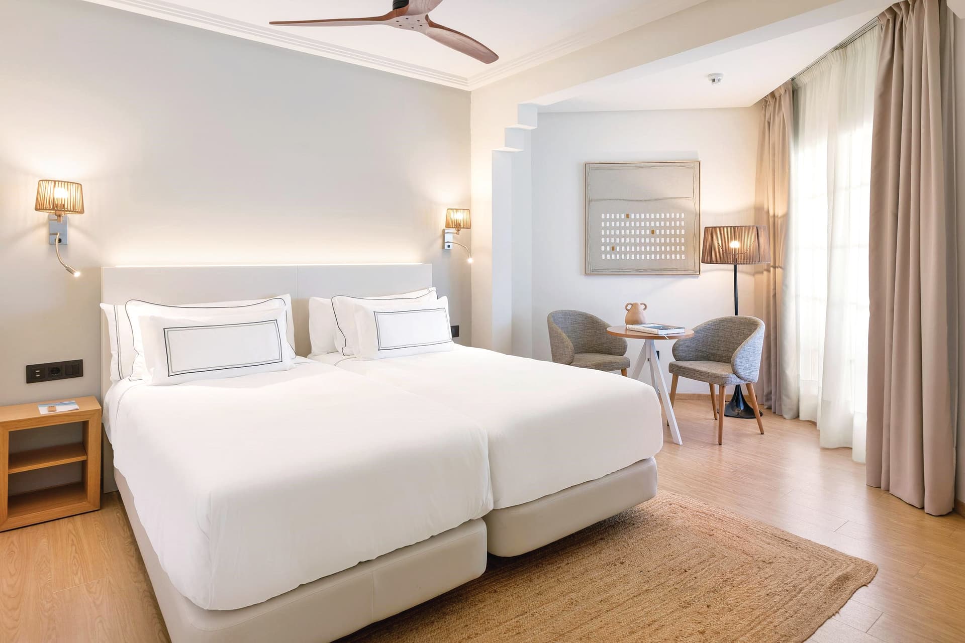 Double bed room at Melia Isla Canela