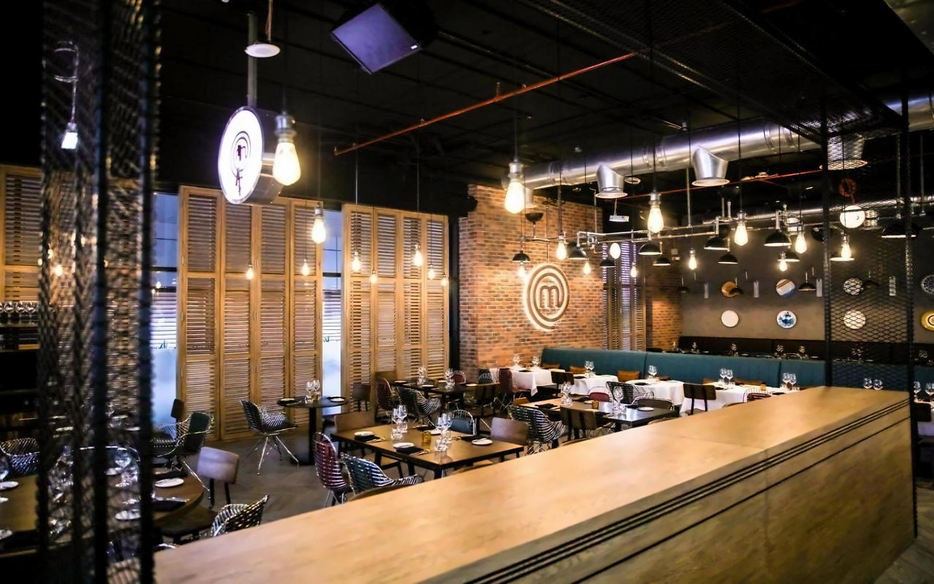 Indoor dining area at Millennium Place Dubai Marina