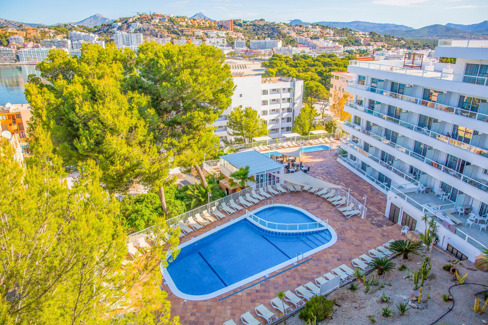 Overhead view of Pierre & Vacances Mallorca Portofino