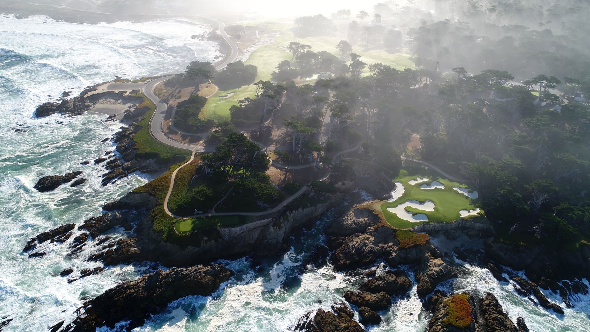 Overhead view of Royal Marianske Lazne Golf Club