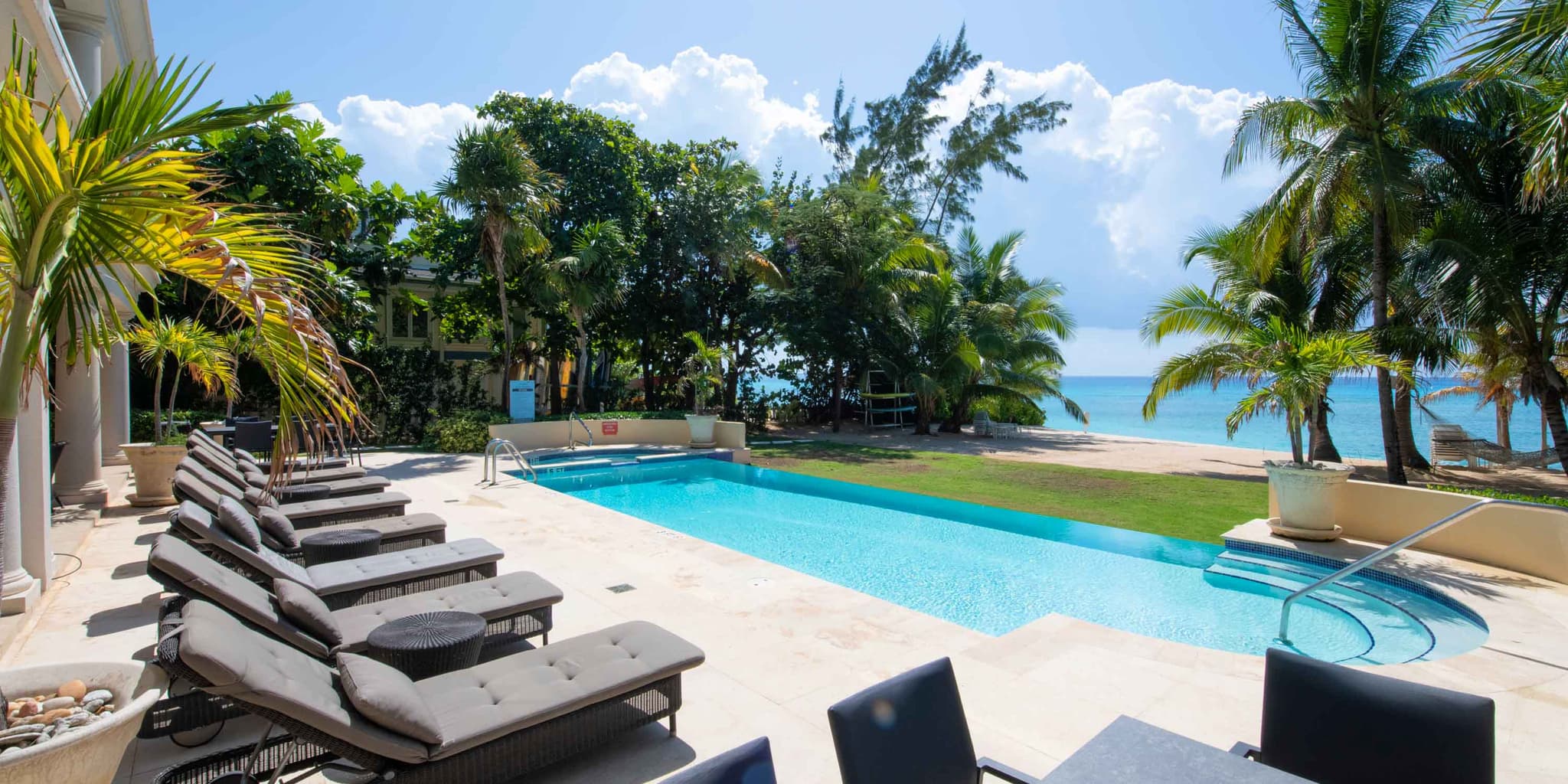 Outdoor swimming pool at SeaBreeze Vacation Villas & Marina