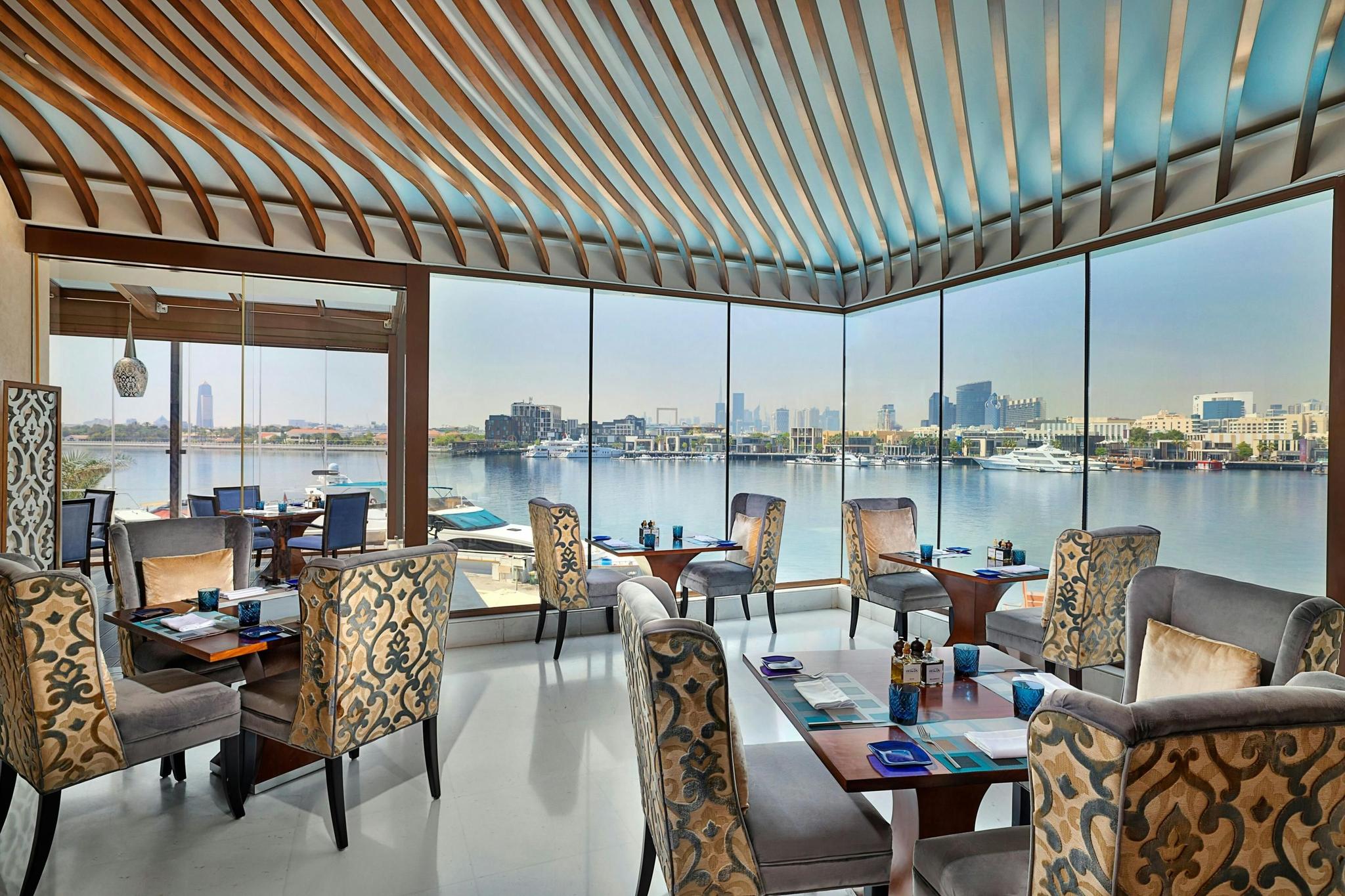 Indoor dining at Sheraton Dubai Creek Hotel & Towers