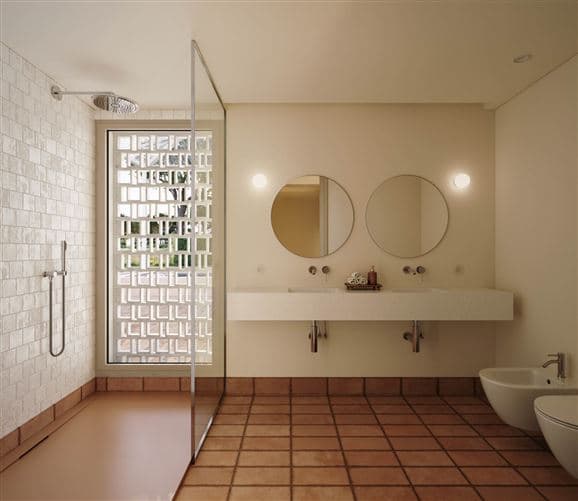 Spacious bathroom as part of a suite at The Els Club Vilamoura