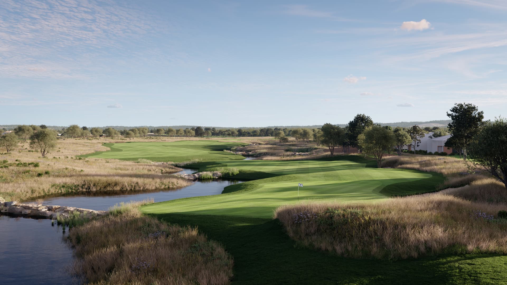 A well maintained fairway at The Els Club Vilamoura