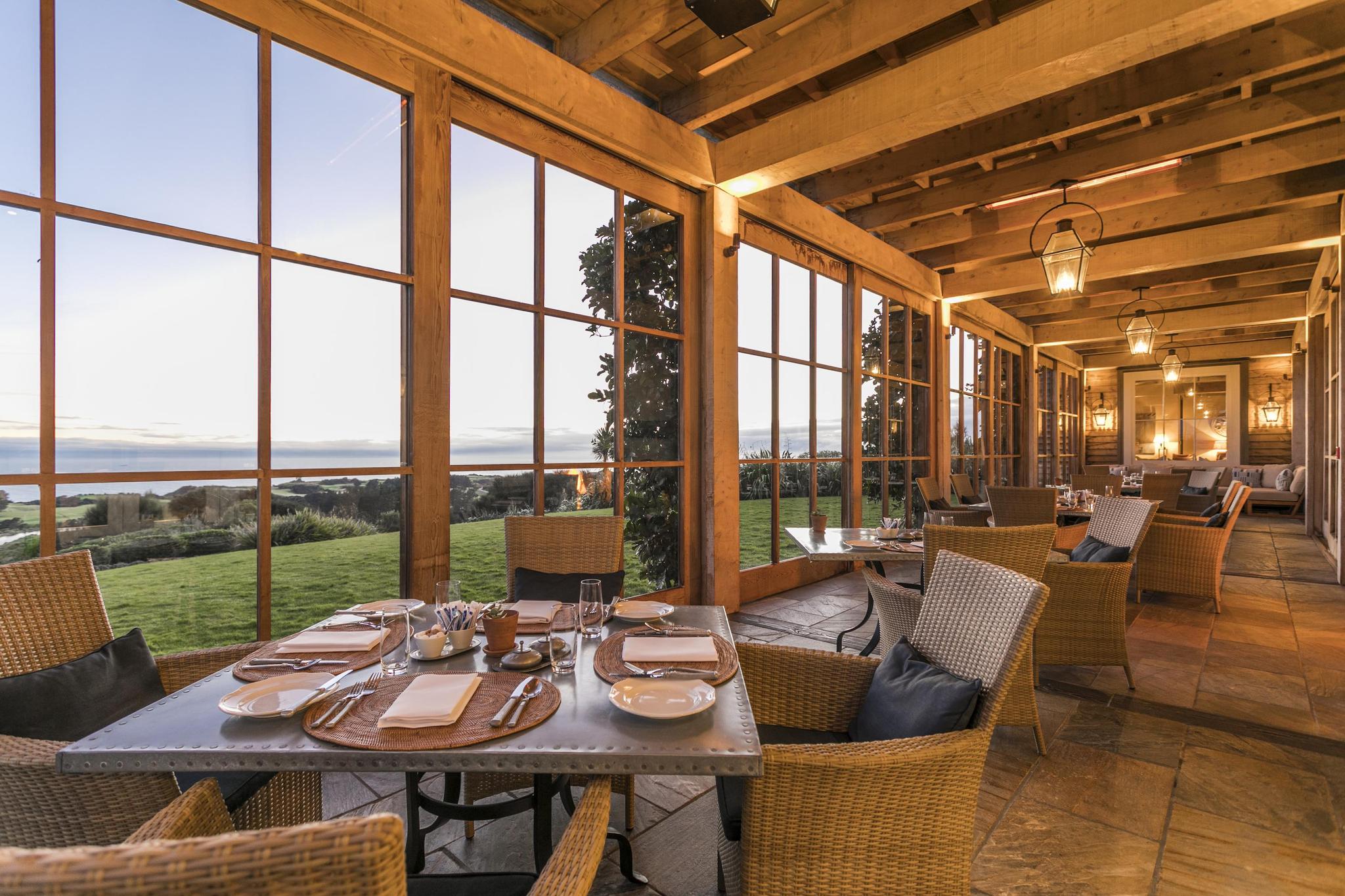 Dining room at The Farm at Cape Kidnappers Lodge