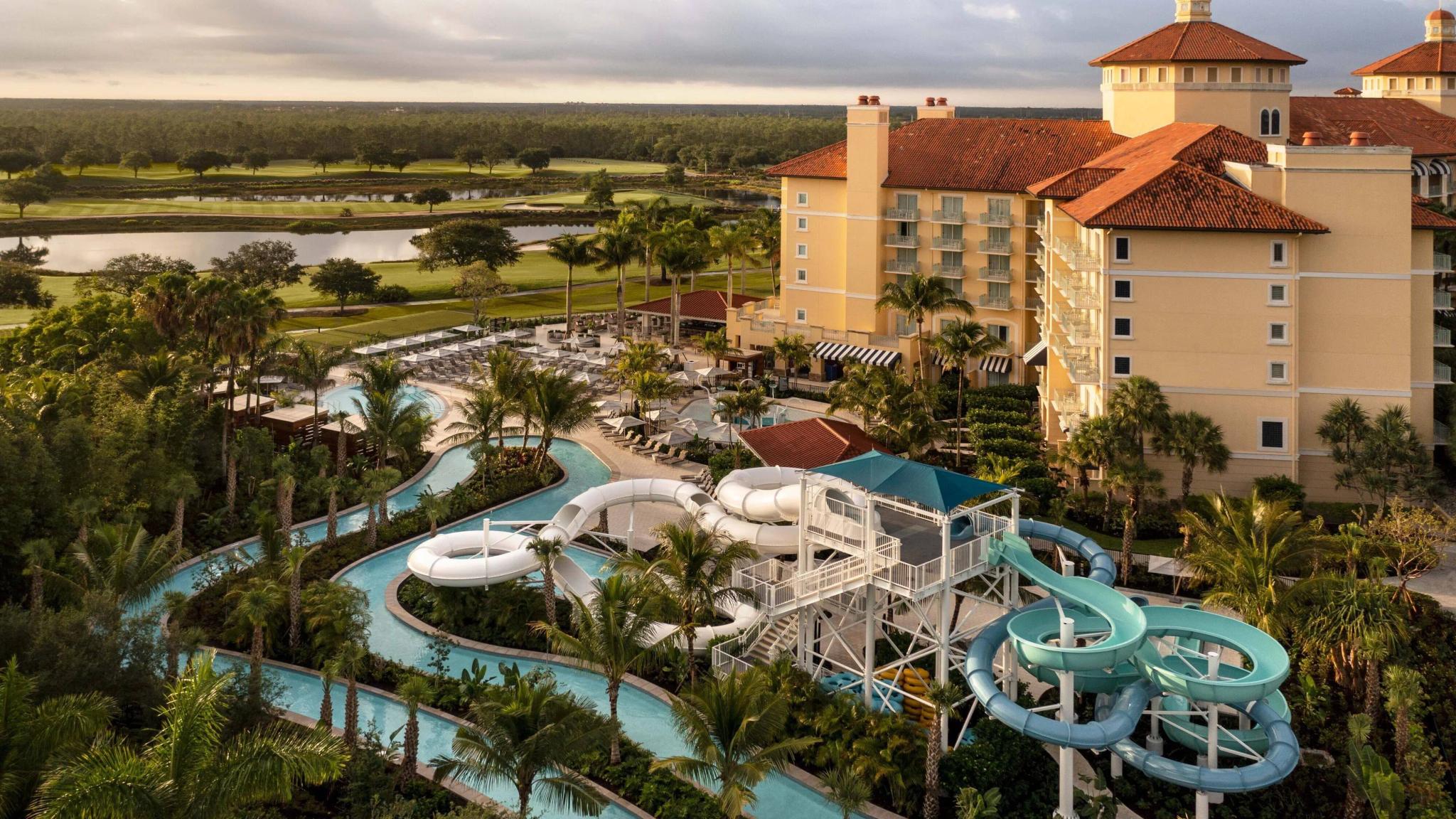 Overhead view of The Ritz-Carlton Golf Resort