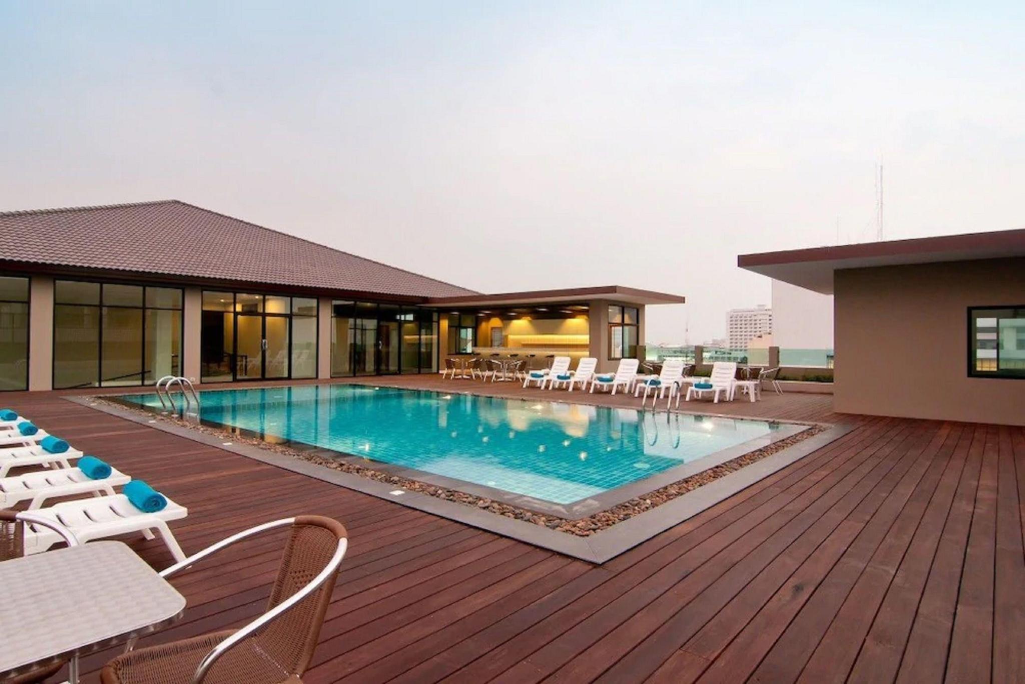 Rooftop pool at The Stay Hotel