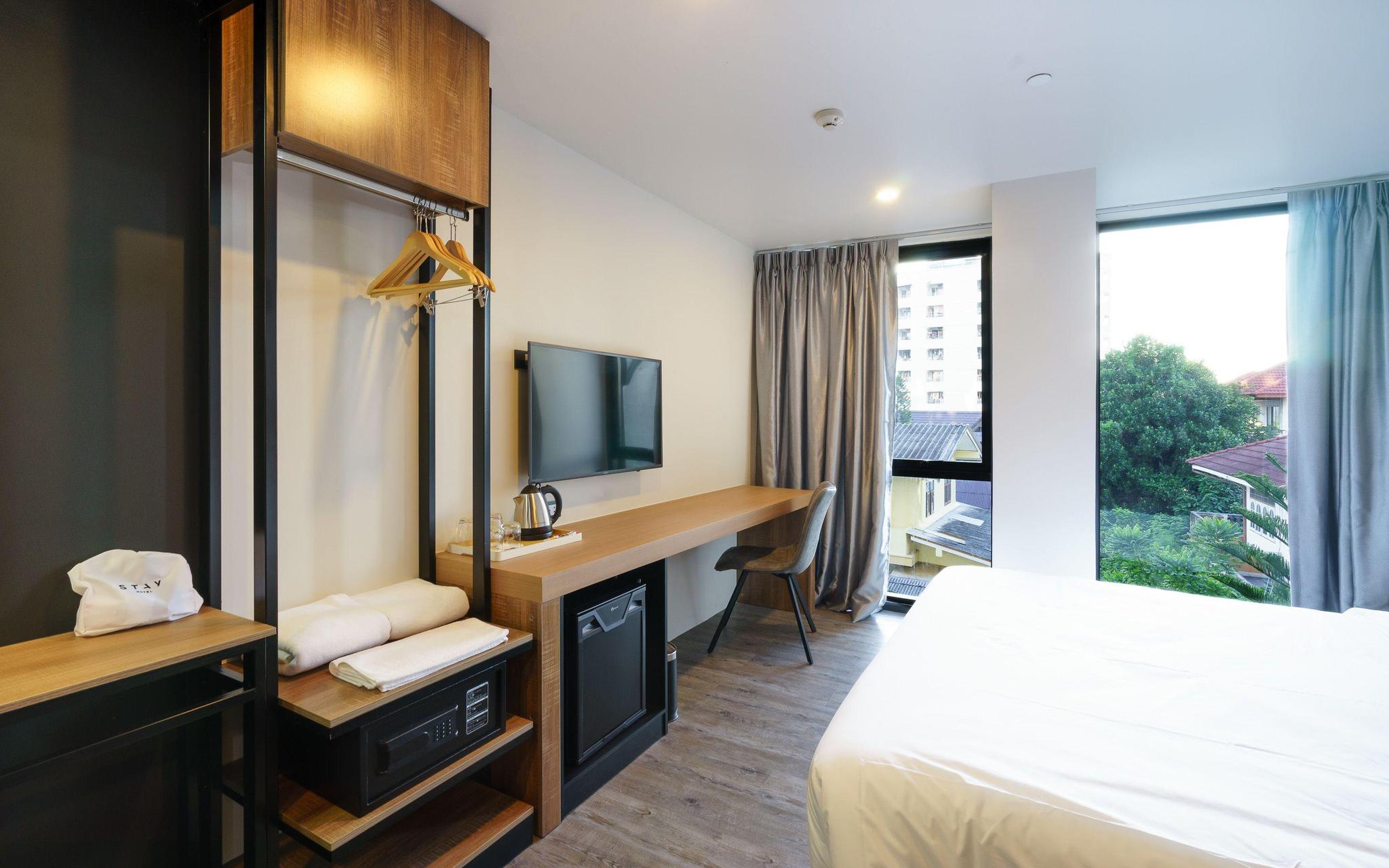 Double bed suite at The Stay Hotel