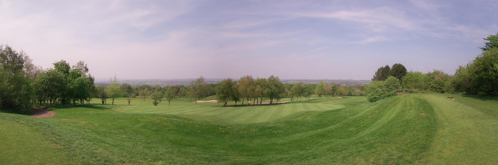 Panoramic view of the Tracy Park Hotel & Country Club golf course