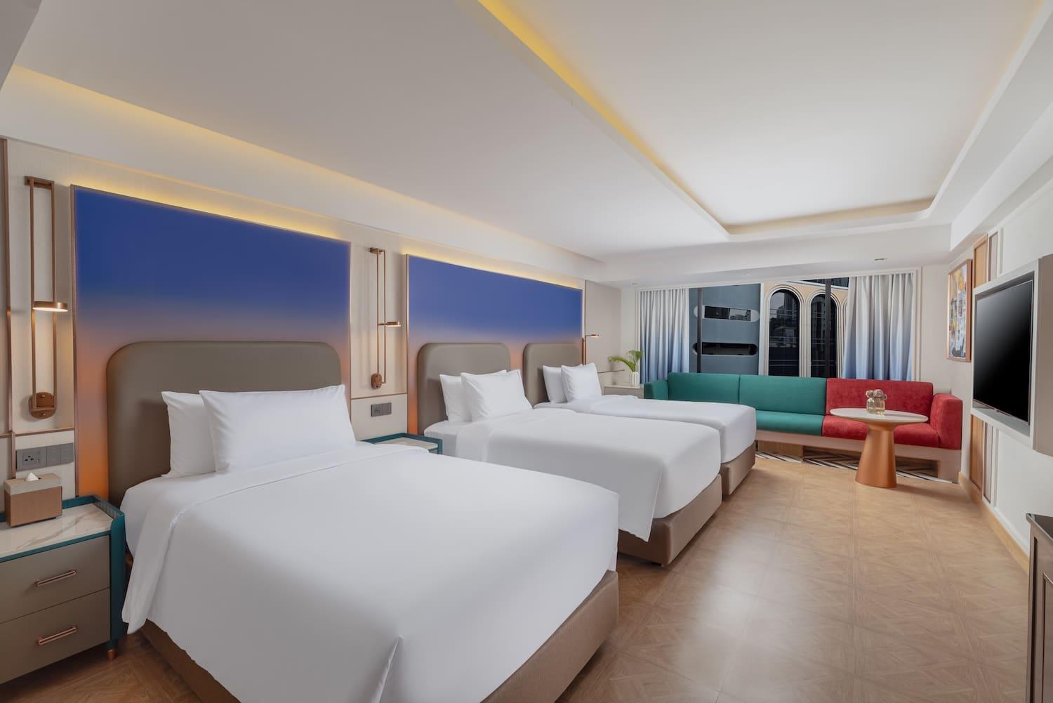 Family sharing suite at pipa hotel bangkok