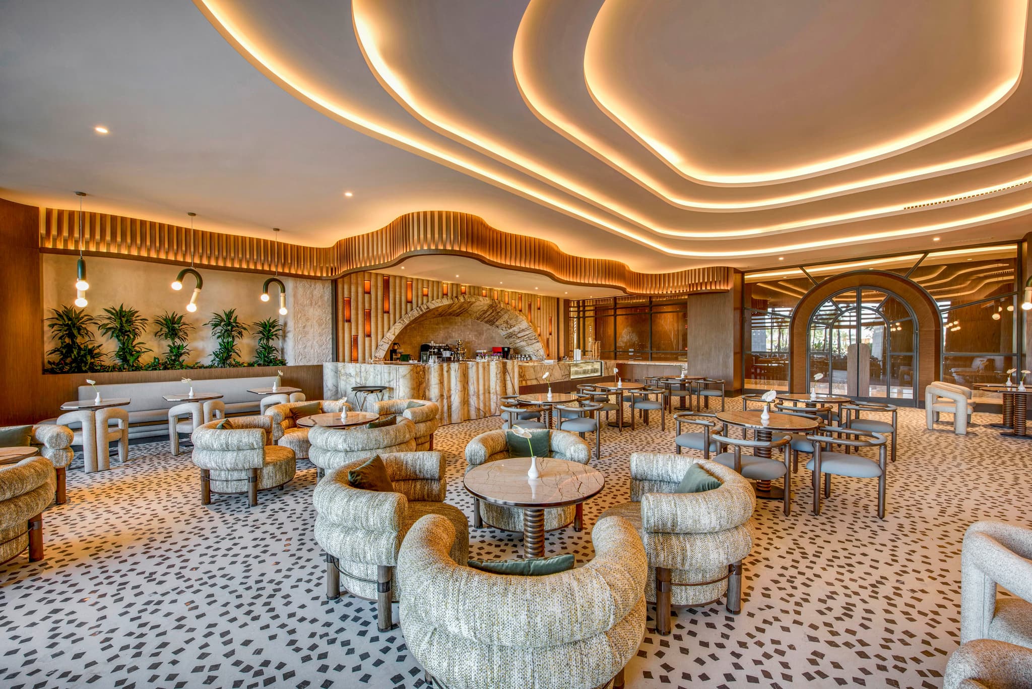 hotel dining room