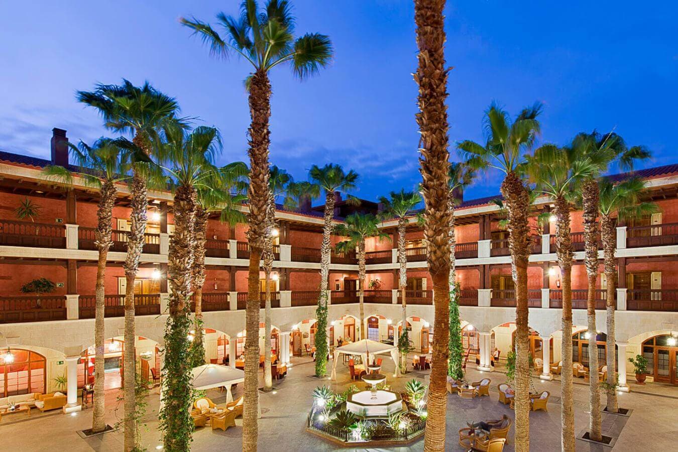 Panoramic view of the Elba Palace Golf & Vital Hotel building