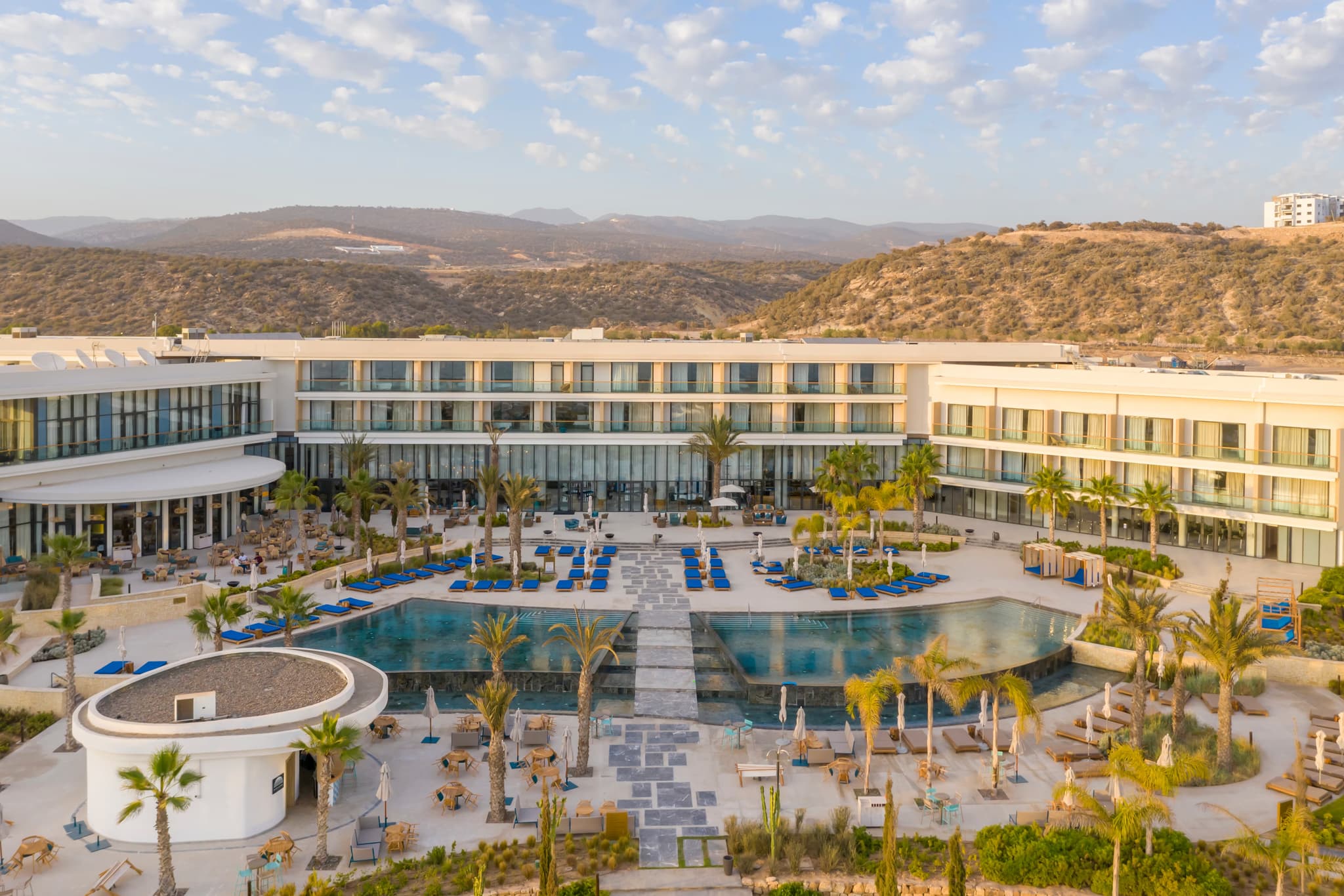 Panoramic view of Hyatt Regency Taghazout Bay
