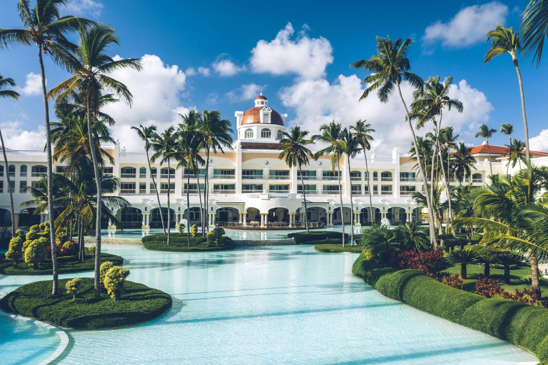 Panoramic view of the Iberostar Grand Hotel Bávaro building