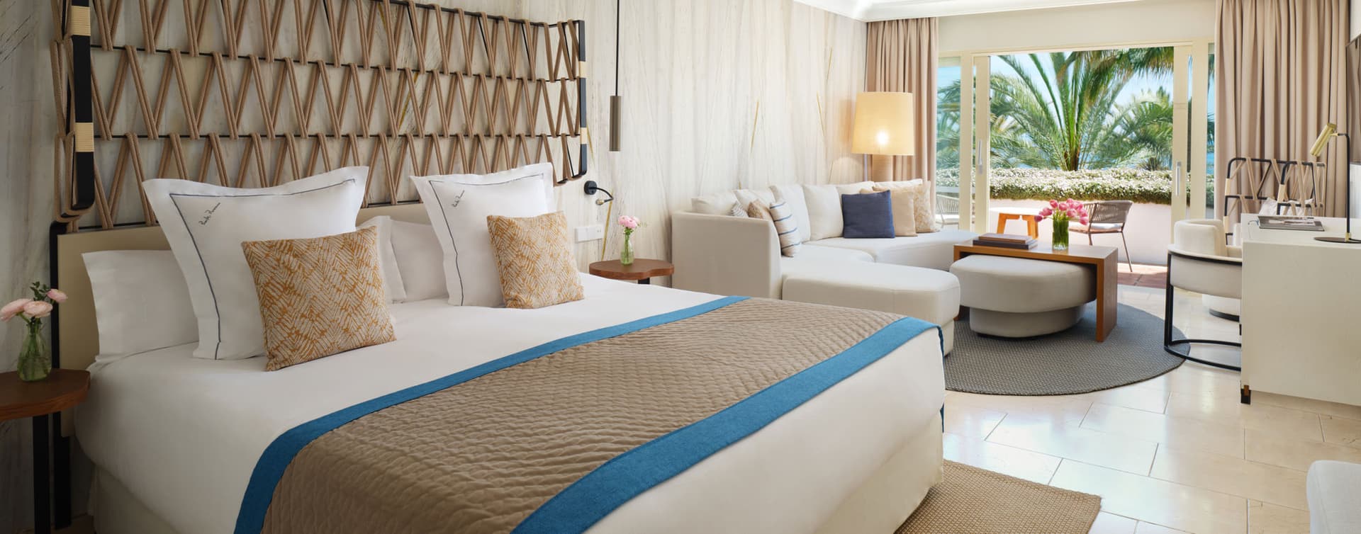 Double bed suite at Puente Romano Beach Resort