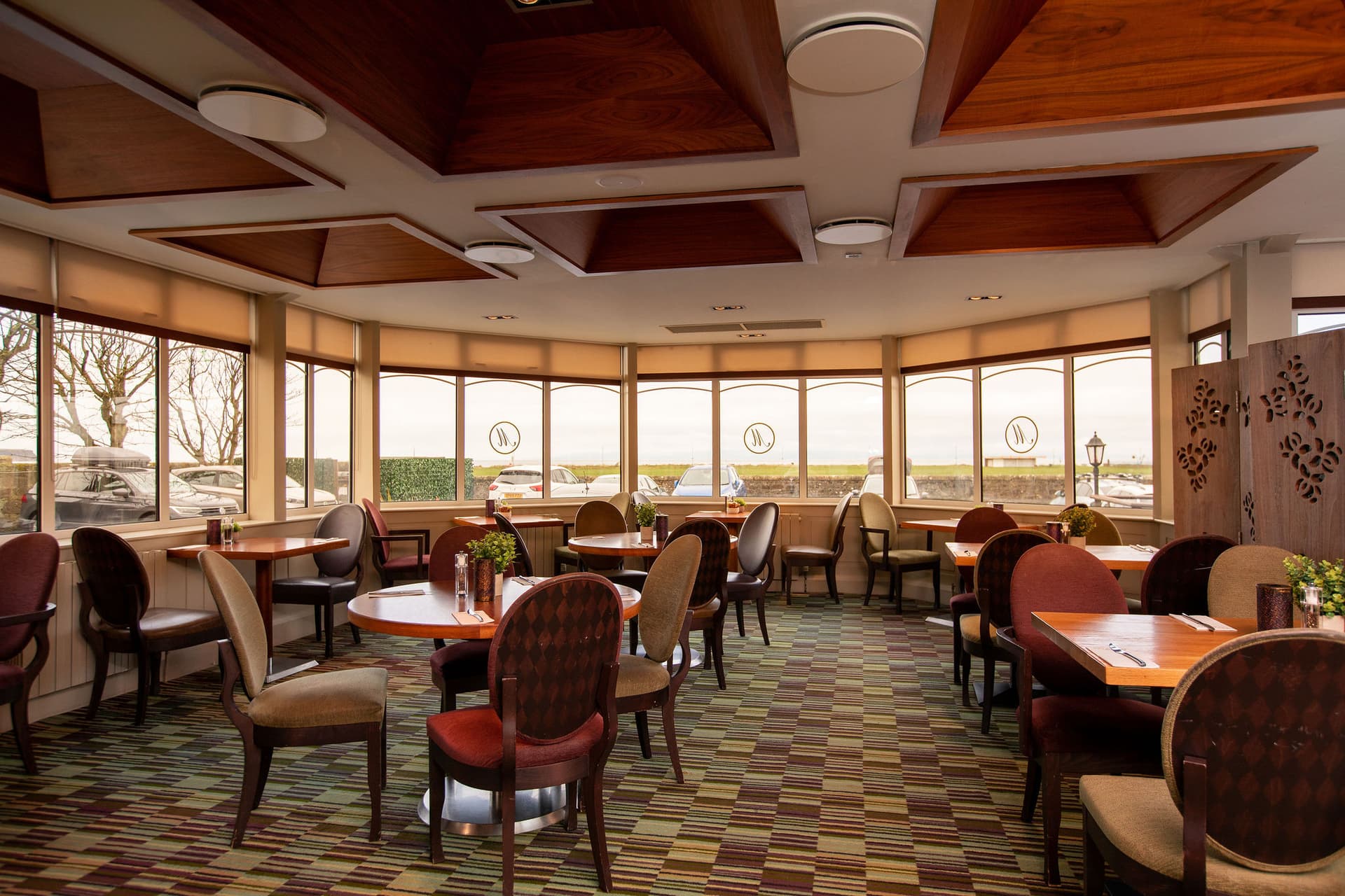 Indoor dining at Fairfield House Hotel