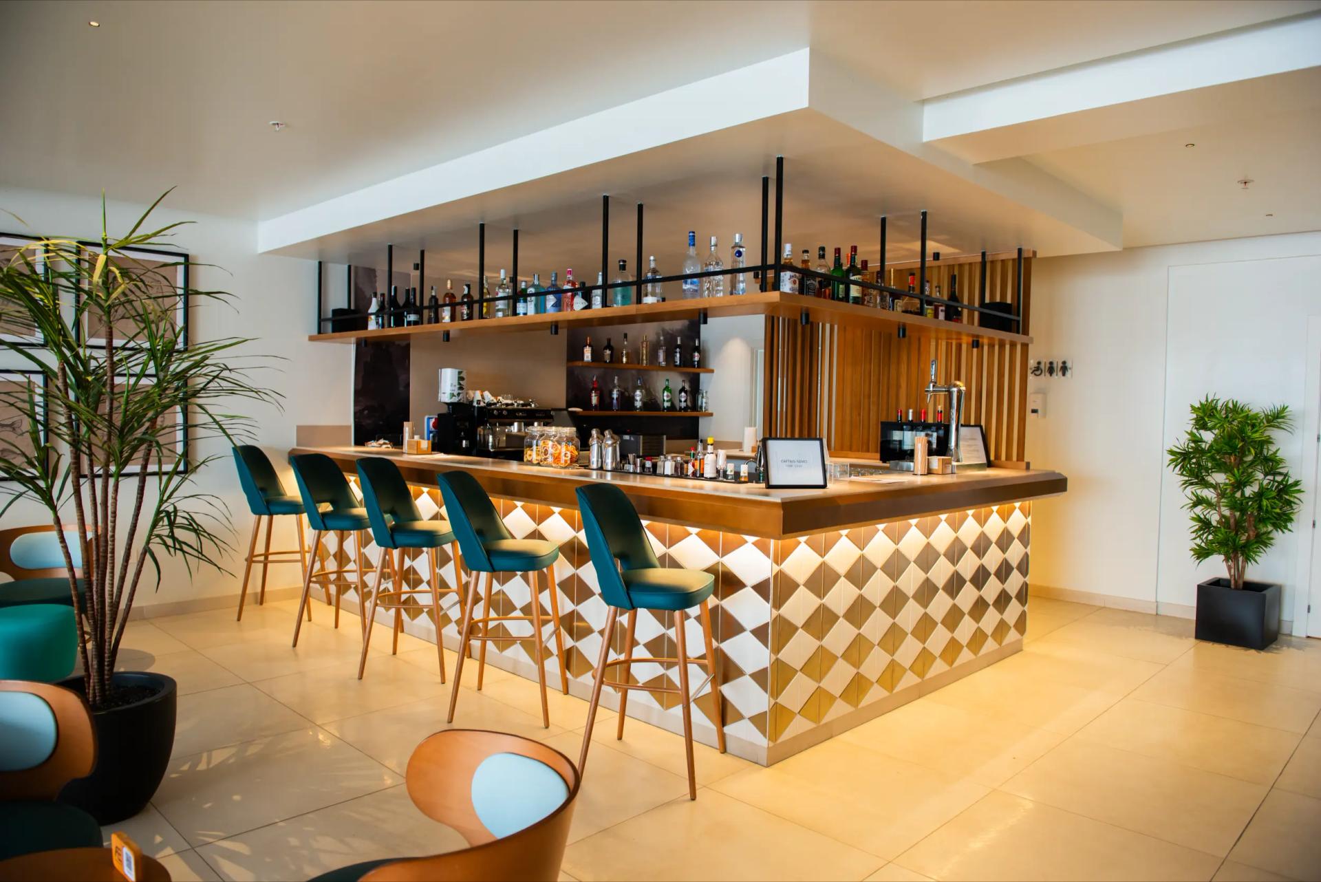 Indoor bar at Aequora Lanzarote Suites