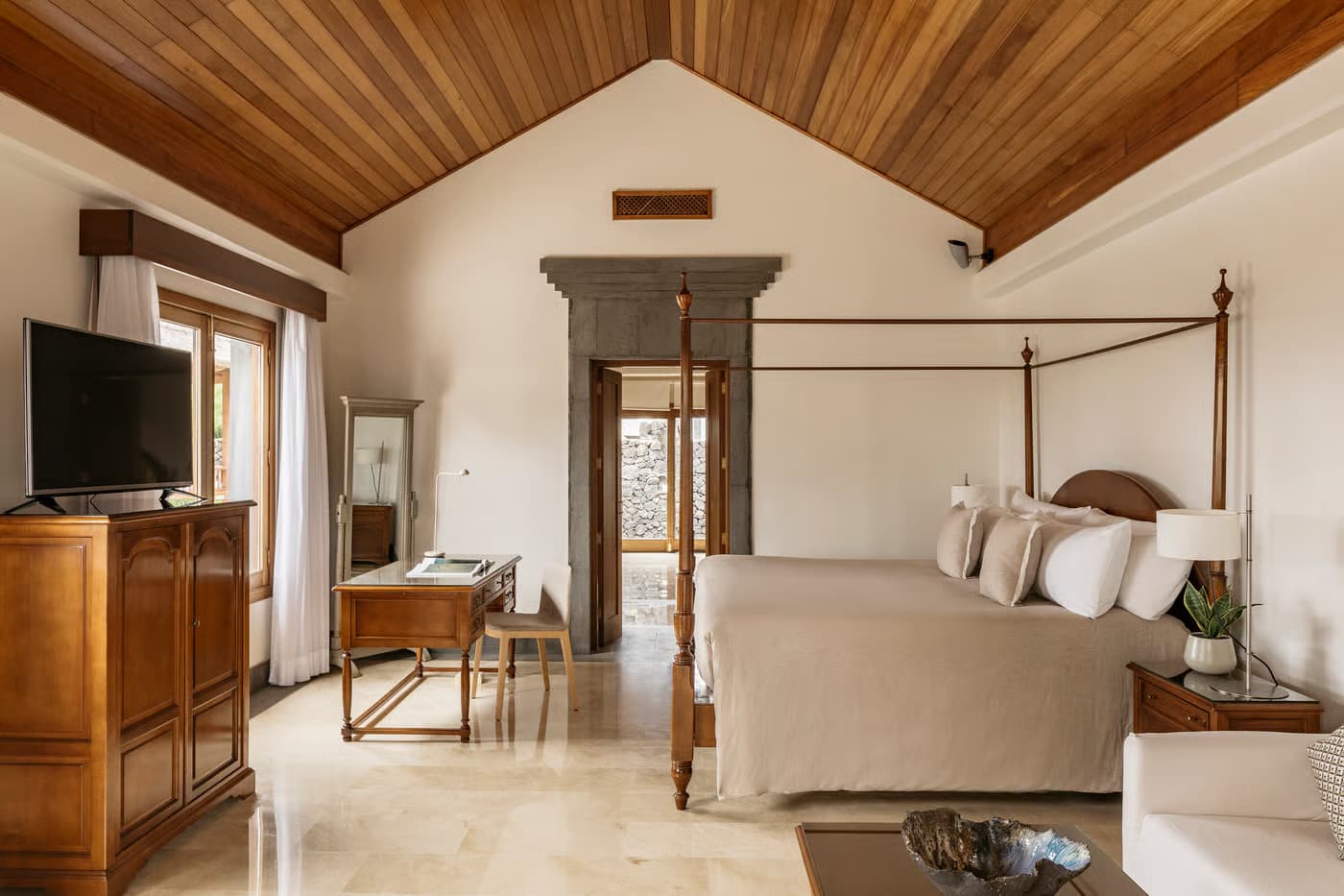 Grand double bed suite at Paradisus Salinas Lanzarote