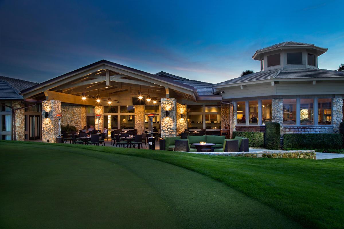 A clubhouse at the Arnold Palmer resort