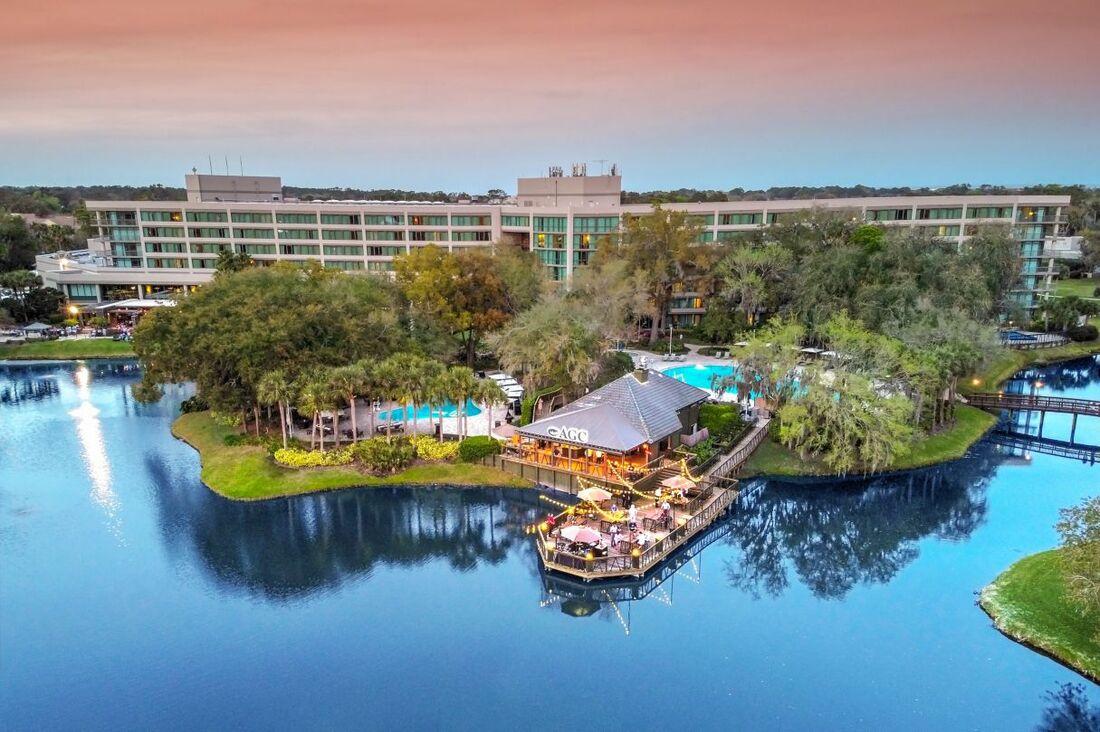 Panoramic view of the Sawgrass Marriott Golf Resort & Spa