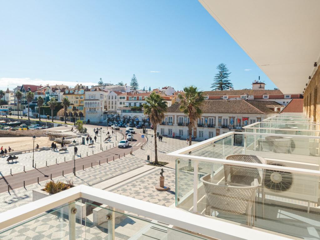 Balcony views from a suite at Hotel Baia