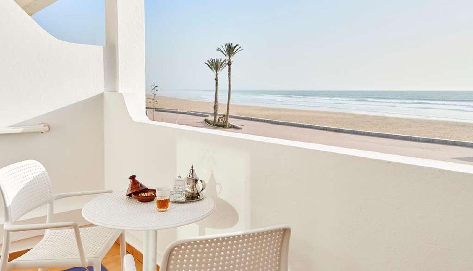 Balcony beach views from the Iberostar Founty Hotel